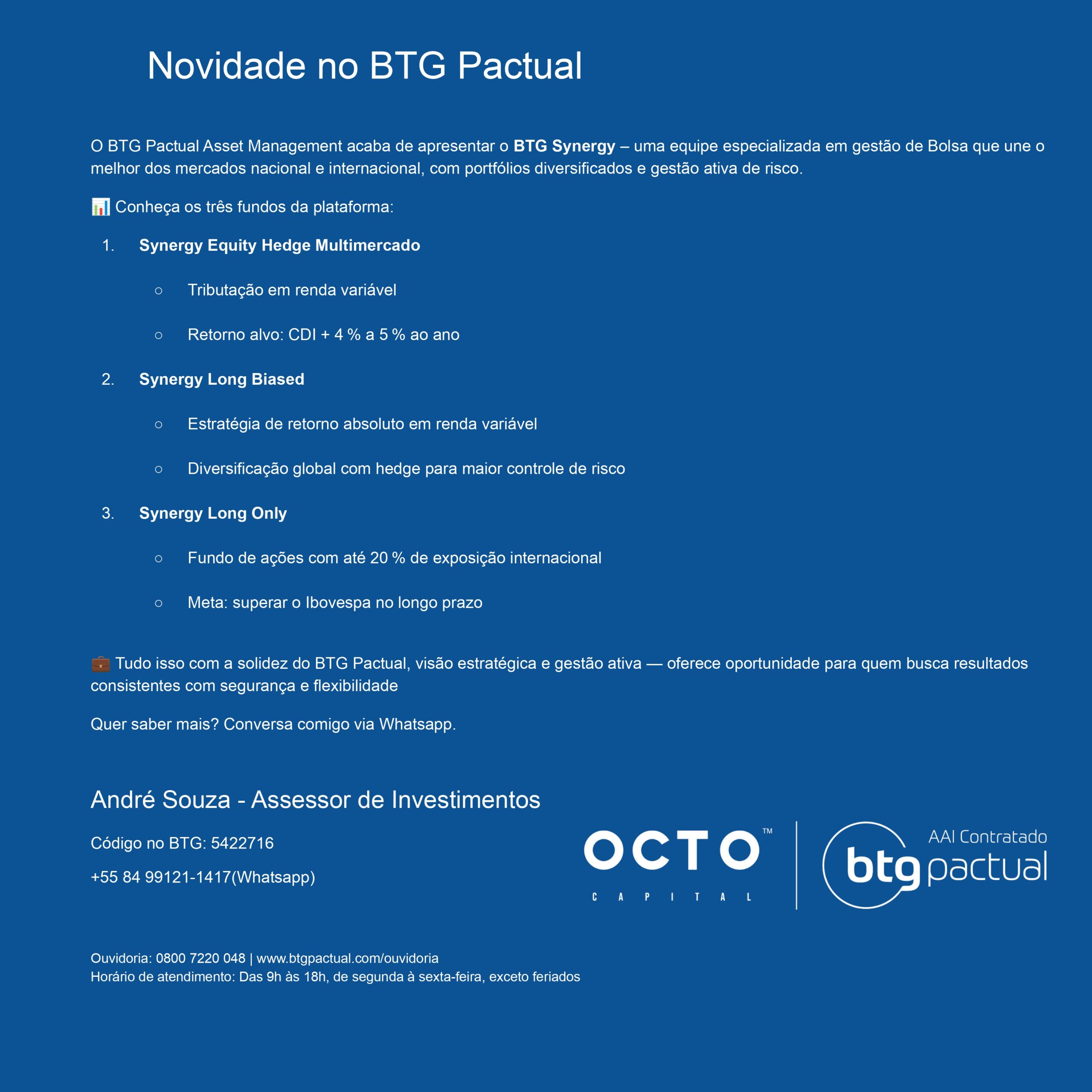 BTG Synergy: A Nova Plataforma do BTG Pactual que Revoluciona a Gestão em Renda Variável