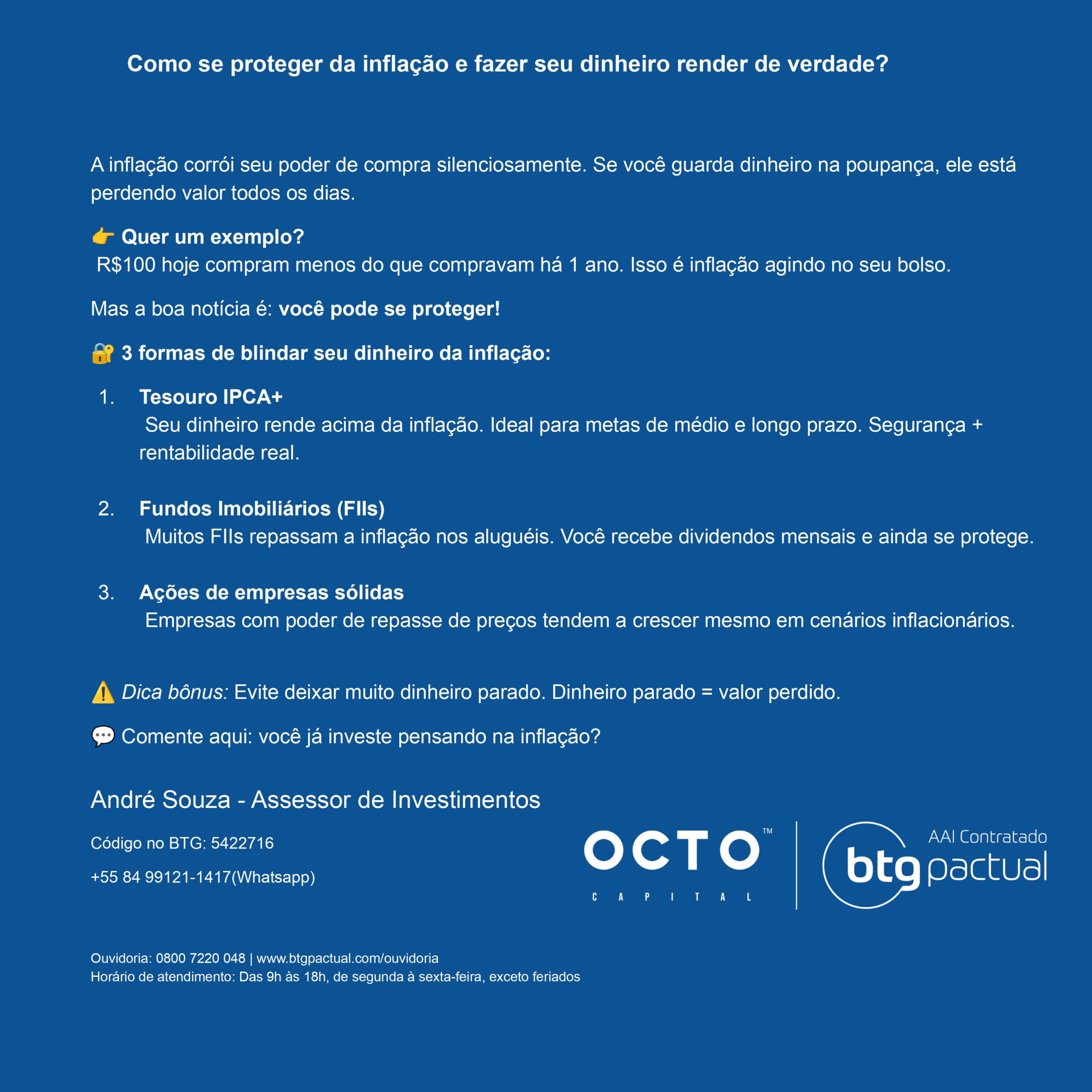 Como Investir e se Proteger da Inflação: Guia Completo para Preservar Seu Dinheiro em 2025