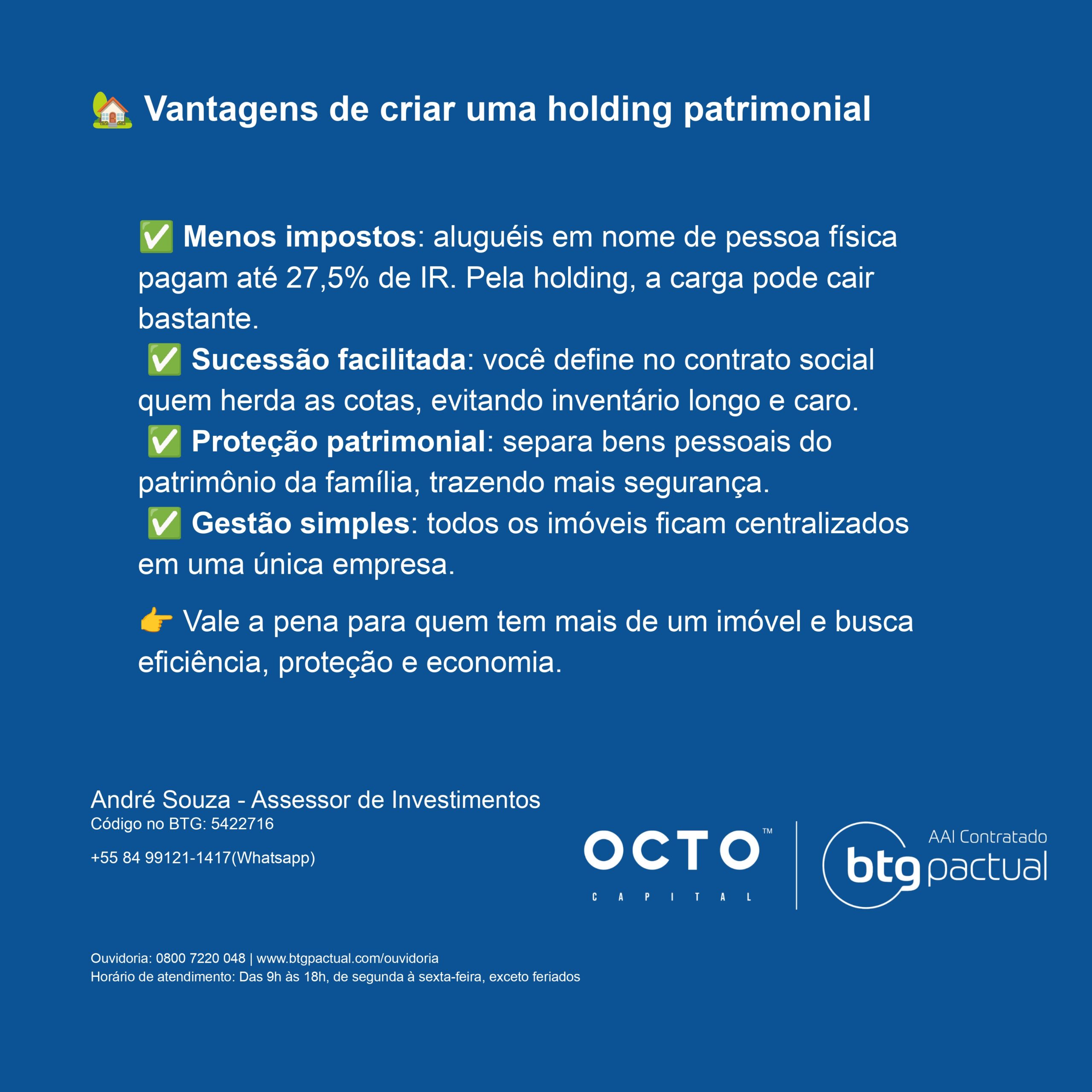 Vantagens de Criar uma Holding Patrimonial