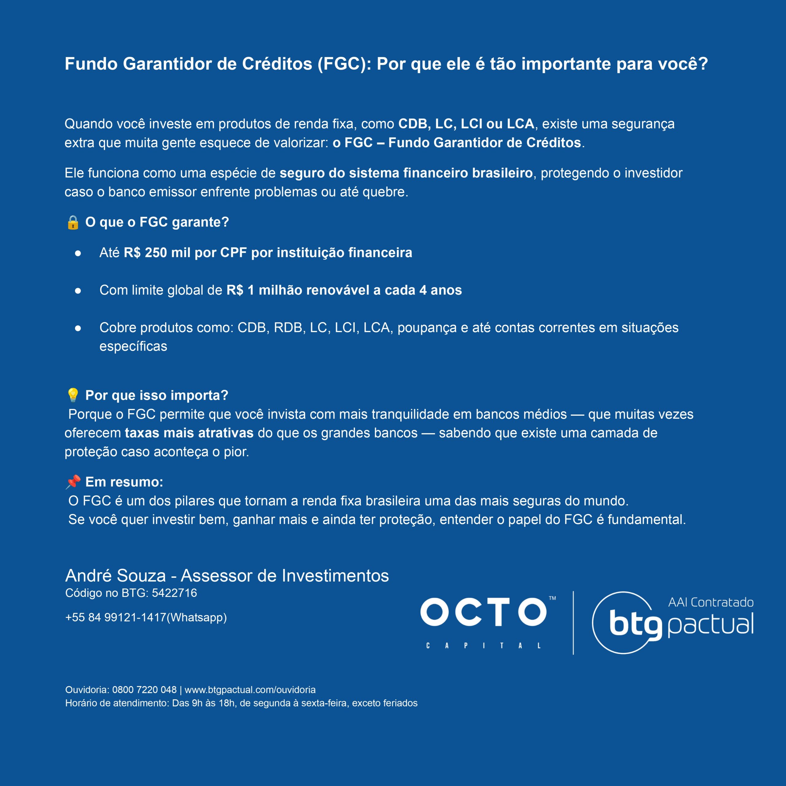 Fundo Garantidor de Créditos (FGC): O que é, como funciona e por que ele é importante para o investidor