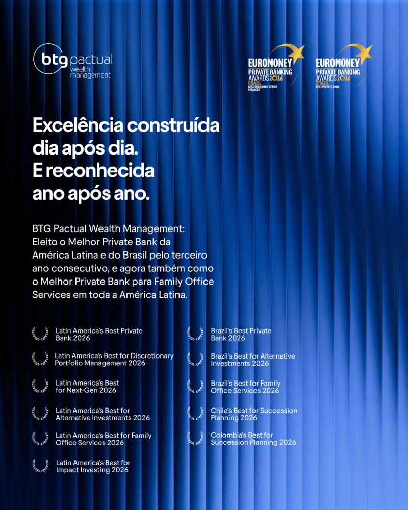 BTG Pactual é eleito o melhor Private Bank da América Latina: vale a pena abrir conta e investir?