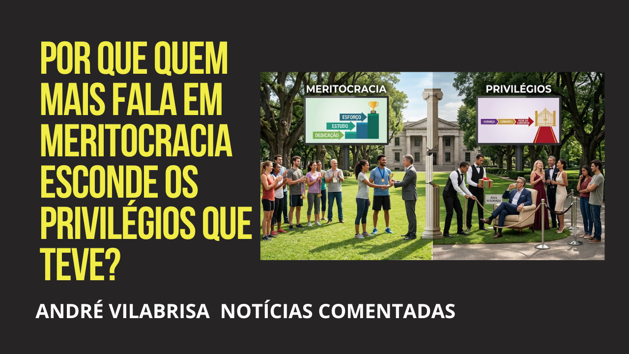 Por que quem mais fala em meritocracia esconde os privilégios que teve?